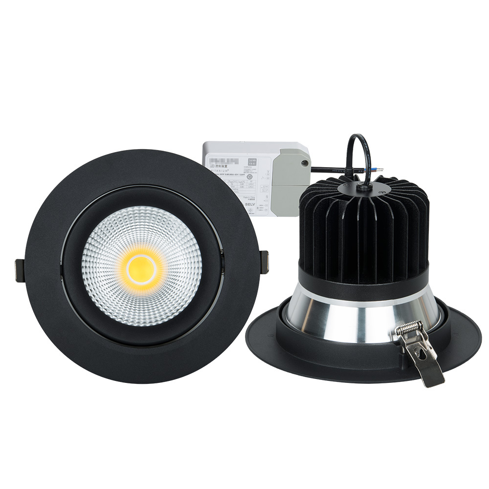 4400-4500lm 40W triac dimmable recessed led ceiling lights