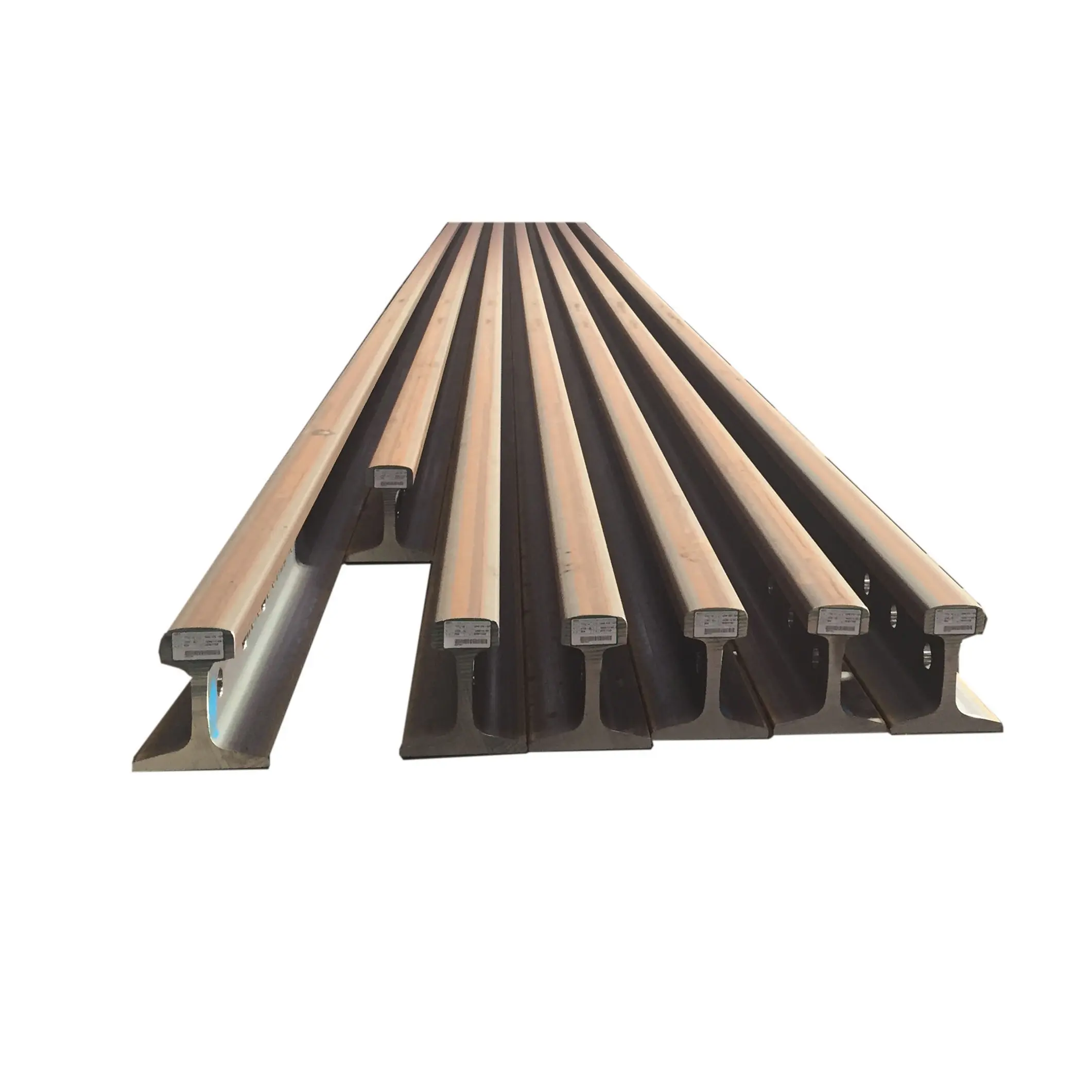 heavy track rail  UIC60 heavy steel rail with 60.21kg/m from China supplier