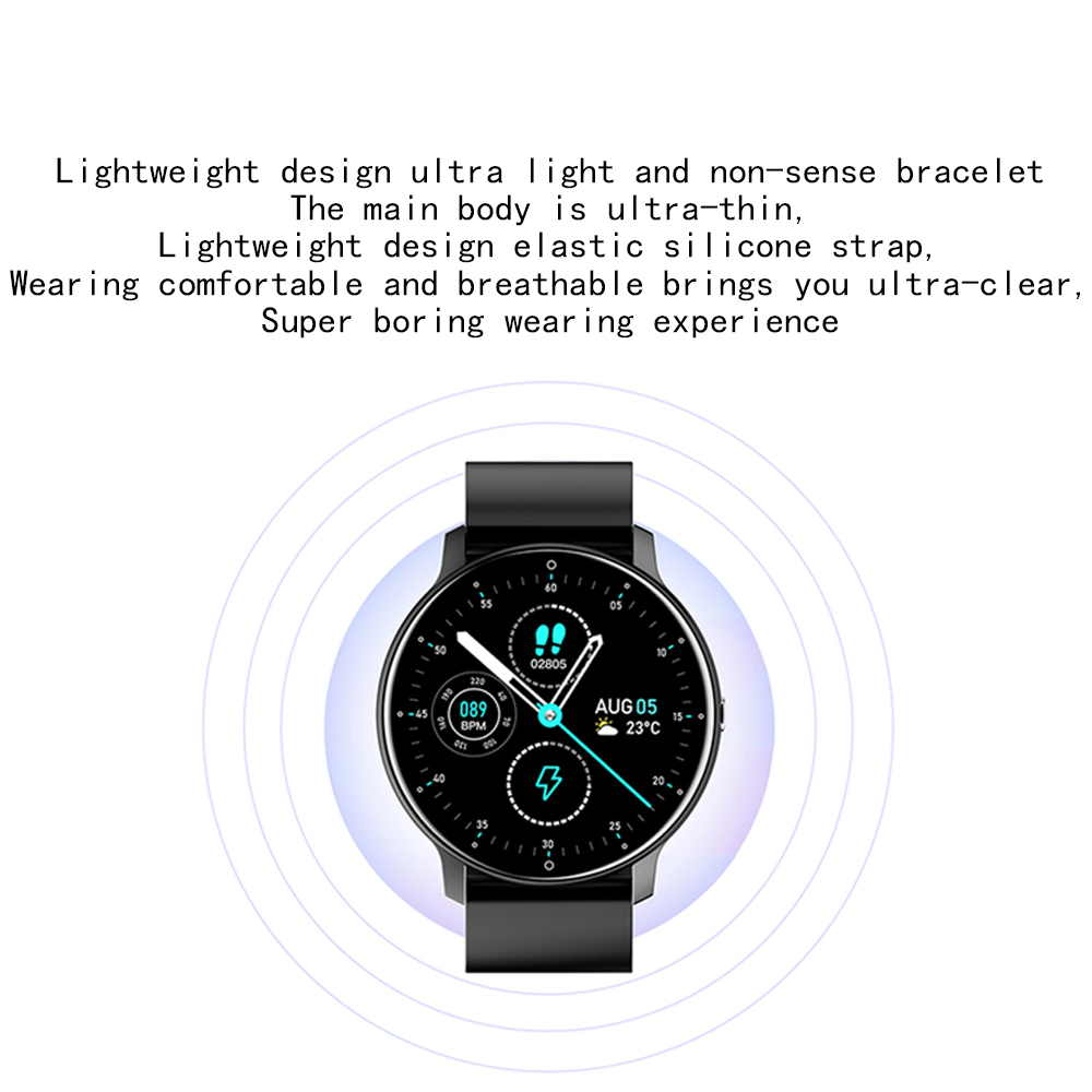 cheap Waterproof smart watch IP67 support sport heart rate blood pressure sleep detection woman sports watch