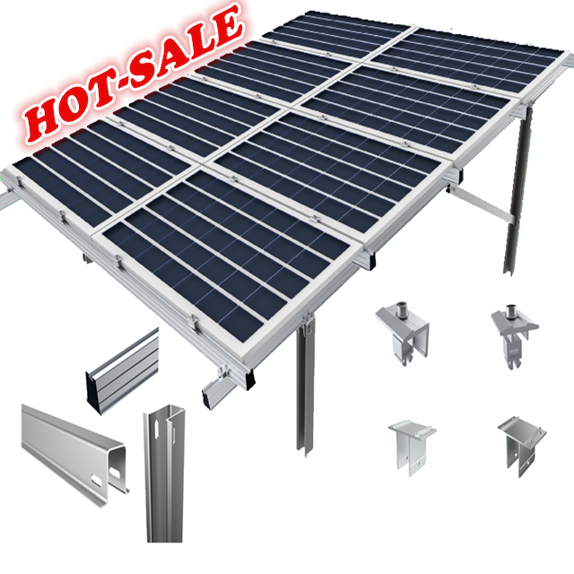 Super Structure small solar system uses tv and fan solar stand solar car port Structure for Ground Support and Holder Z11