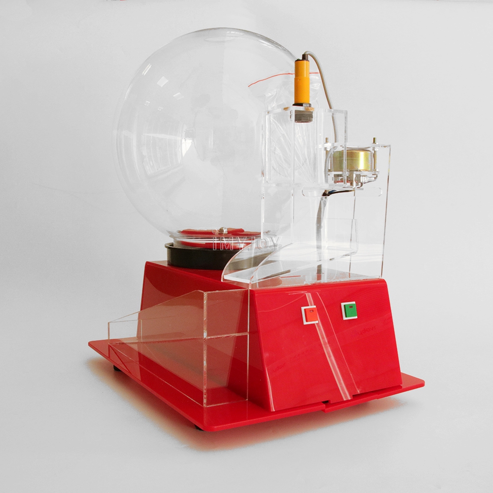 High Quality Mini Semi-automatic Electric Red Ticket Coin Operated Lottery Arcade Ball Bingo Machine