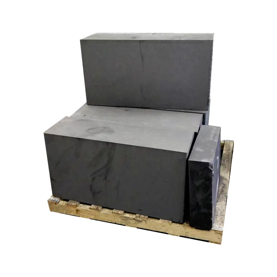 Wholesale isostatic pressing graphite material high strength and high temperature resistant graphite block