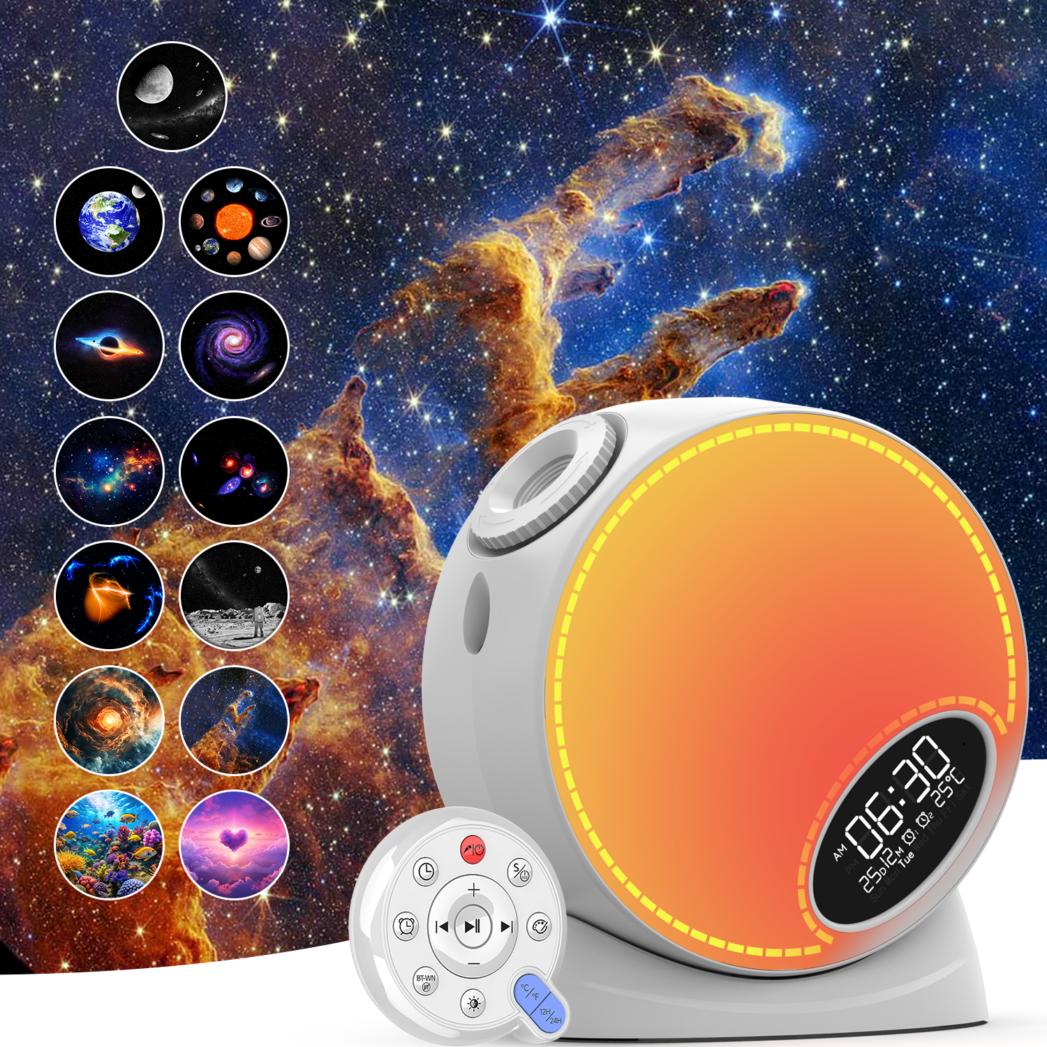 Led Star Projector Galaxy Light, 13 In 1 Planetarium Projector Lamps With Meteors For Living Room