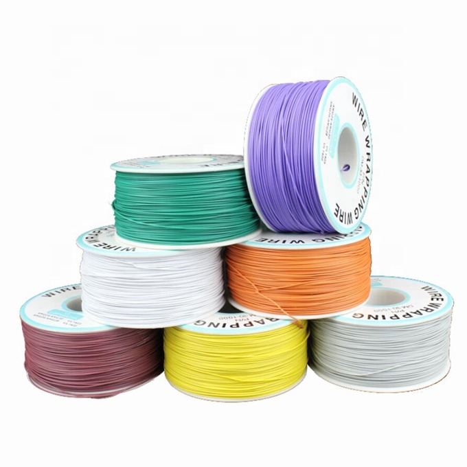 250 м/лот 30 AWG Монтажный провод 10 видов цветов медный кабель ОК провод, электрический провод для материнской платы ноутбука, самая низкая цена PCB припоя