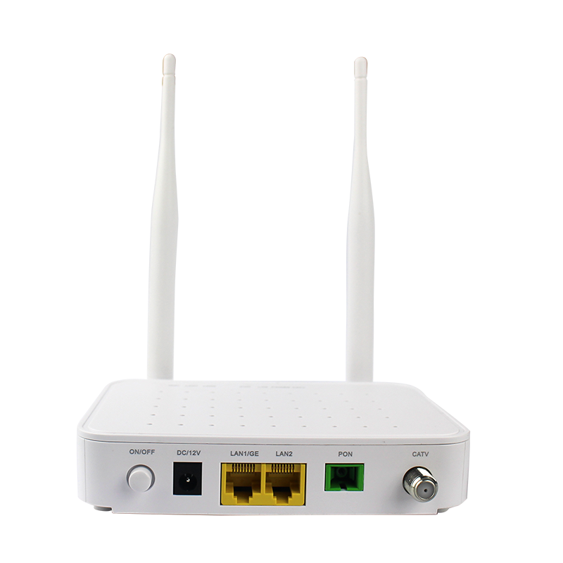 Оптовая продажа с фабрики 1GE + 1FE EPON/GPON ONU ONT HGU 300 м GP1704-2FC-S xPON CATV WiFi ONT