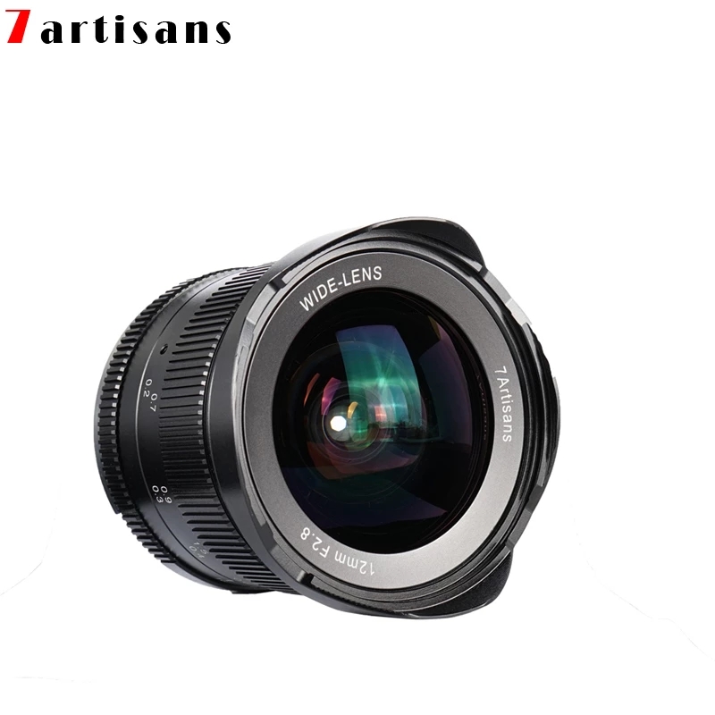 7 artisans 12 мм F2.8 ручной объектив с фиксированным фокусным расстоянием APS-C камеры объектив с фиксированным фокусным расстоянием для Canon EF-M Sony E Mount Fuji FX Macro 4/3 крепление