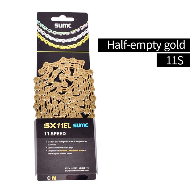 Half-Hollow 116 Links Road Mountain Bicycle Chain 11 Speed SUMC MTB Bike Chain