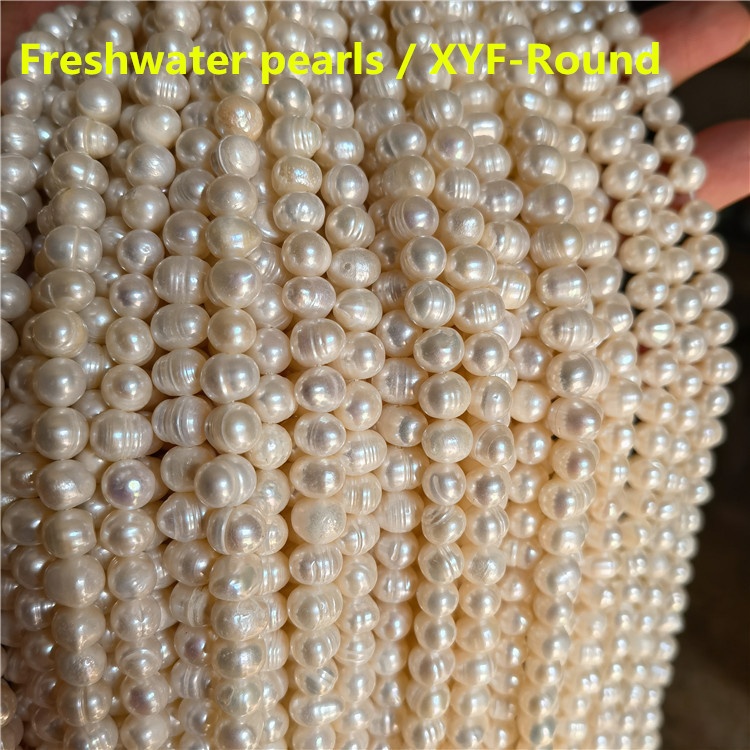 3-4,4-5,5-6,6-7mm round rice potato bottom loose Jewelry beads natural freshwater pearls