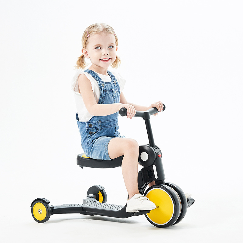 Freekids 5 в 1 самокат для детей, скутер, трехколесный велосипед для малышей 3 в 1, игрушки для езды на велосипеде, детский автомобиль