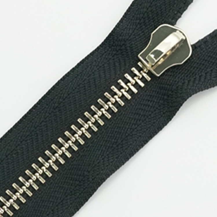 Металлическая молния YKK, длинная цепь с двойными зубцами