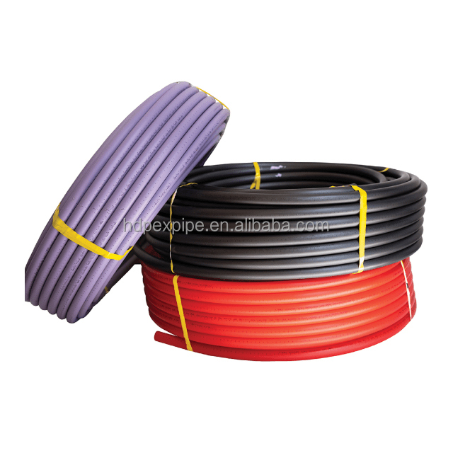 OEM Floor Heating Plastic Pipe Red White Purple 16-32mm PN25pex pipe 50mm EVOH PEX Pipe