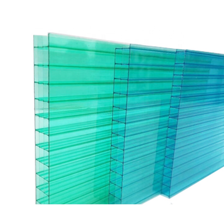 100% bayer material high impact light weight UV coated X-structure polycarbonate sheet 12mm for carport and greenhouse roof