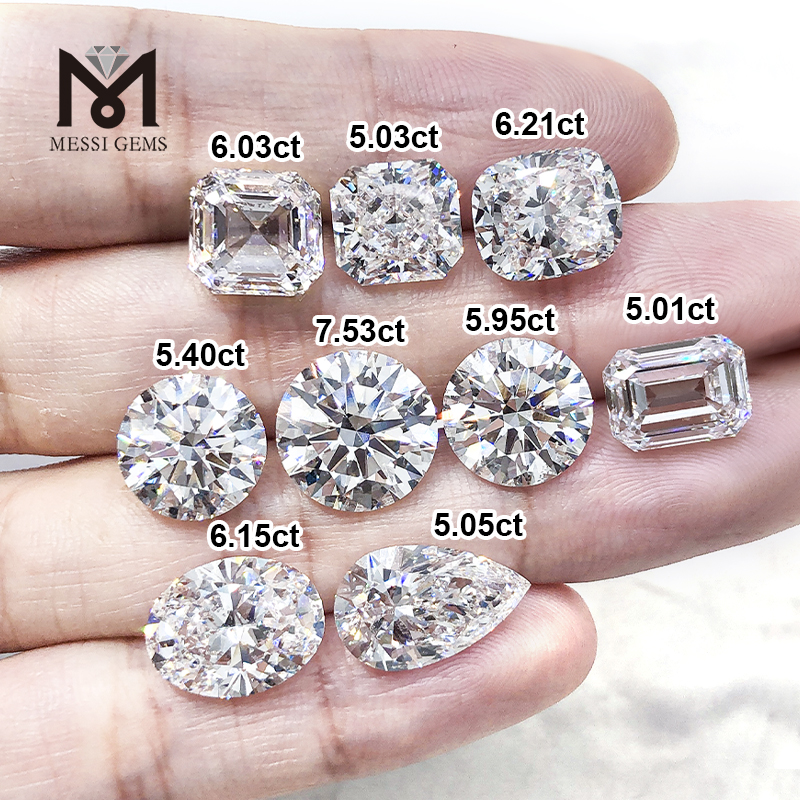 5% скидка D VVS цвет 1CT 1,5ct 2CT 3CT 4CT 6CT свободный CVD синтетический полированный GI GIA Сертифицированный лабораторный алмаз из Китая