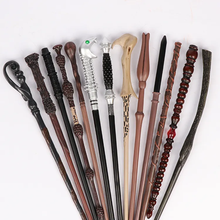 Spot wholesale new non-luminous magic wand Harry Potter wand decoration costume props Halloween Christmas gifts resin crafts