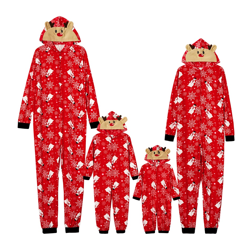 Home Winter Clothes Mommy And Me Outfits Family Matching Christmas Onesie Pajama