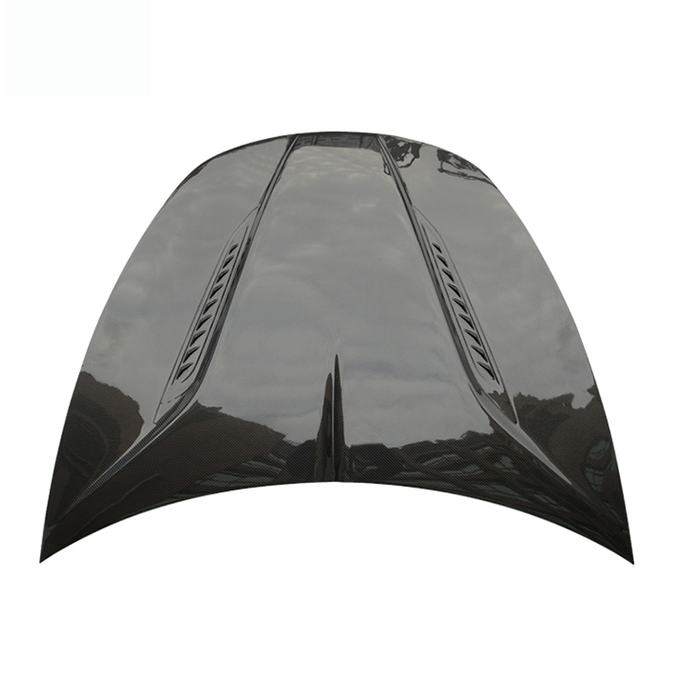 accessories parts real carbon fiber single side for tesla model 3 forged hood//