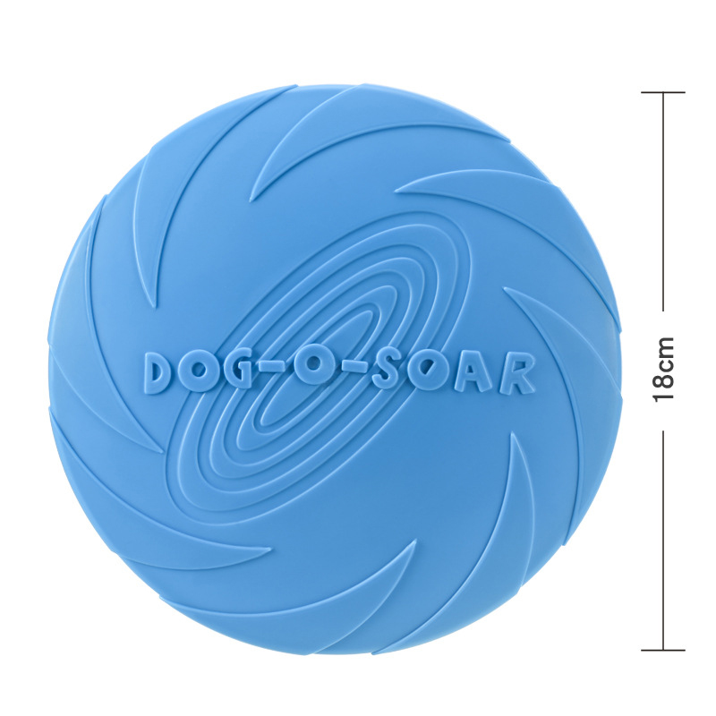 Silicone Interactive Rubber Pet Beach Frisbeed For Training Dogs Flying Disc Toys