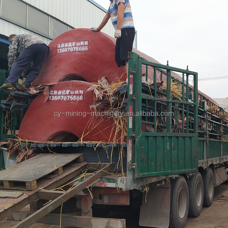 Gravity Separation 6tph Rotary Chute Tin Tailings Chrome Coal Ore Dressing High Efficiency Spiral Chute