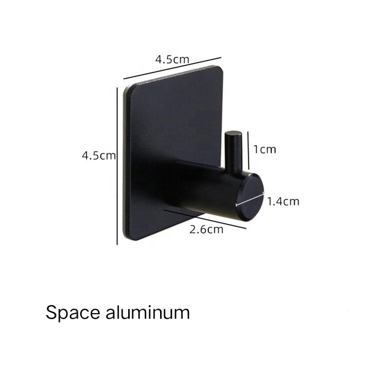Newly designed space aluminum hardware hooks are perforation-free