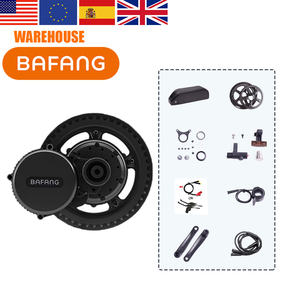 Мотор Bafang 48 В/52 в 1000 Вт BBS02B 750 Вт 48 В BBS01B 250 Вт 36 В комплект для переоборудования электрического велосипеда