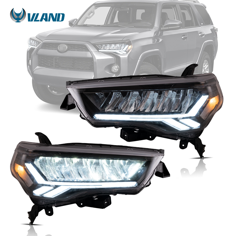 Vland Factory Wholesale Price Head Light For 4Runner 2014-2020 Dynamic Turn Signal Full Led Head Lamp For TOYOTA RUNNER