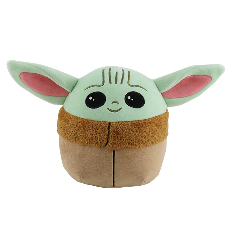 Оптовая продажа, индивидуальная мультяшная Детская плюшевая игрушка Yoda, мягкая подушка Yoda, плюшевая кукла, подарок, Прямая продажа с фабрики