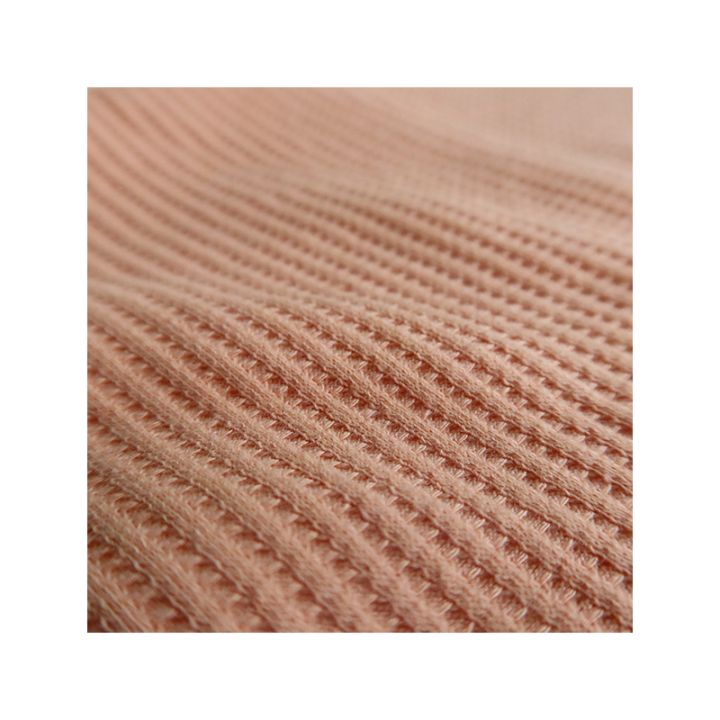 Comfortable and durable fabric 65% polyester 31% cotton 4% spandex knitted fabric Knitted rib for garment production