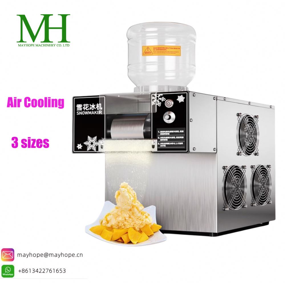 Automatic Stainless Steel Milk Snow Bingsu Ice Shaver Machine for Commercial Use Snow Ice Maker Kakigori Machine Factory Price