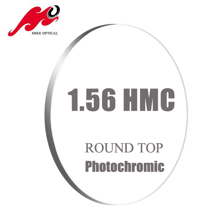 Оптическая линза 1,56, круглая верхняя линза HMC, фотосерая фотохромная линза