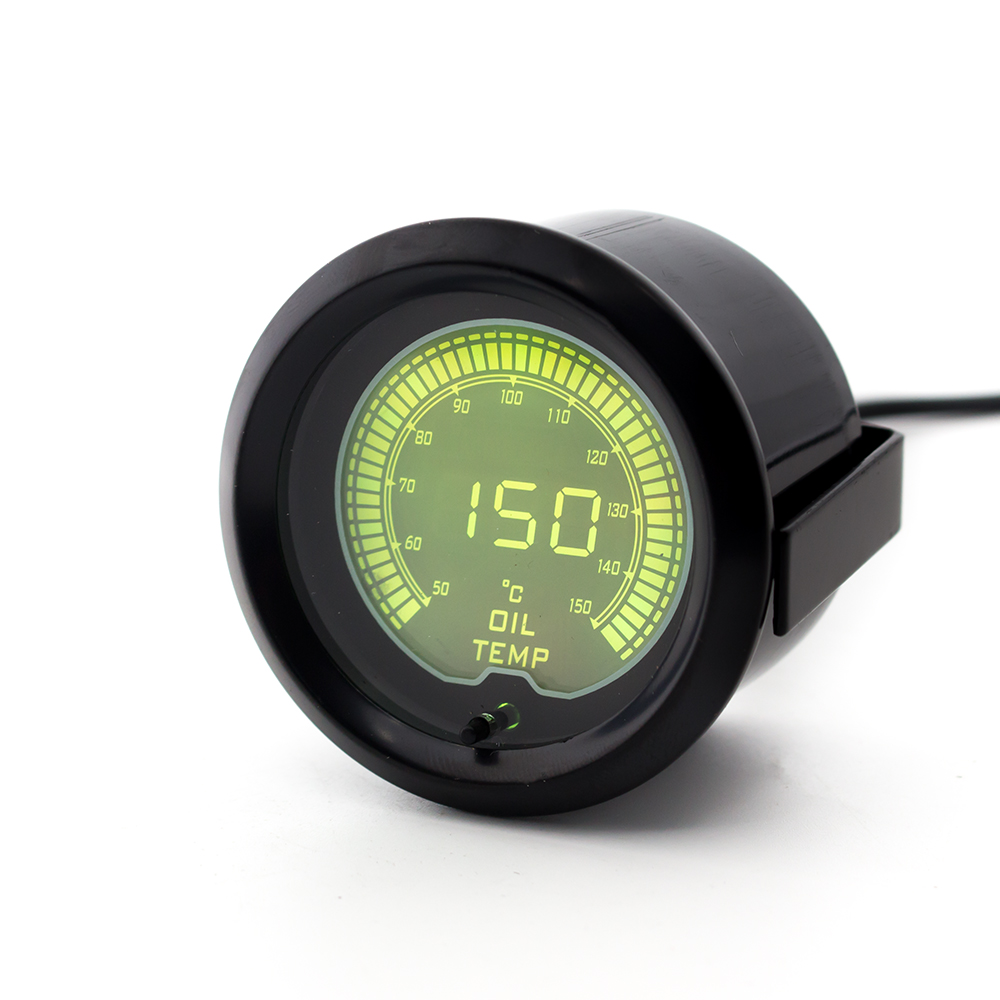 Цифровой измеритель температуры масла CNSPEED, 2 "52 мм ЖК-дисплей, с электрическим датчиком температуры