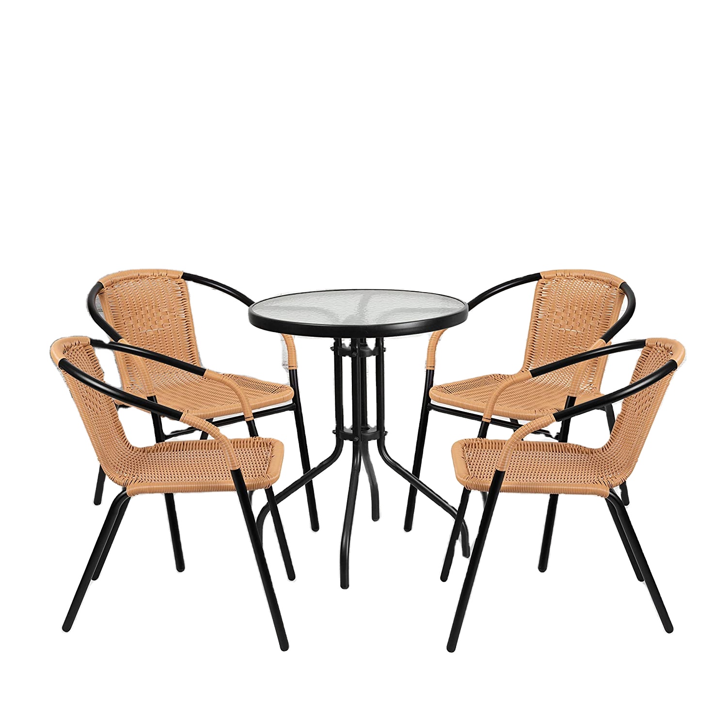 Rattan sets leisure chair outdoor furniture rattan modern table and chair