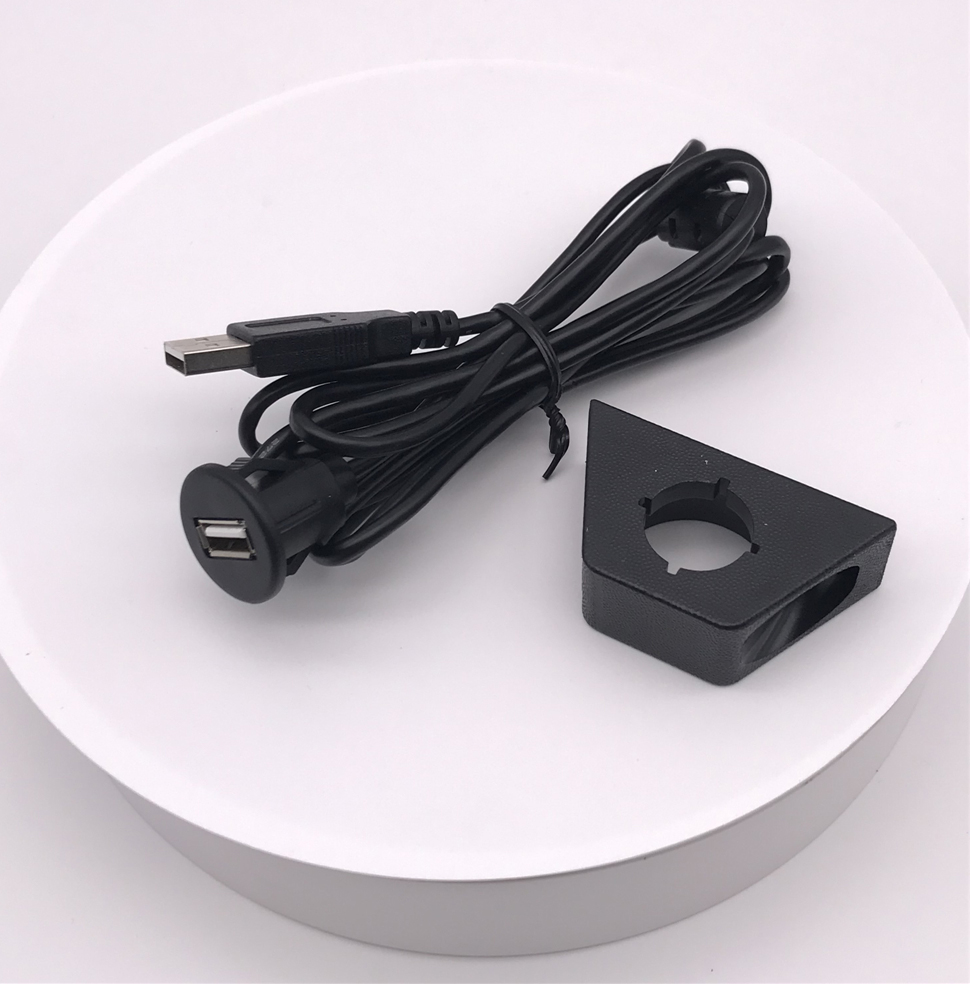 Sale Well USB 2.0 Male To Female USB Cable Panel Mount Type Mount Flush Extension Cable