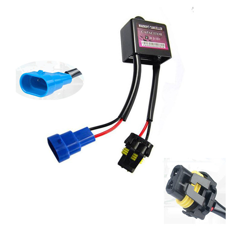 HID Warning Canceller Capacitor Anti Flicker Error Code Decoder, canbus decoder car headlight adapter anti-flicker decoder