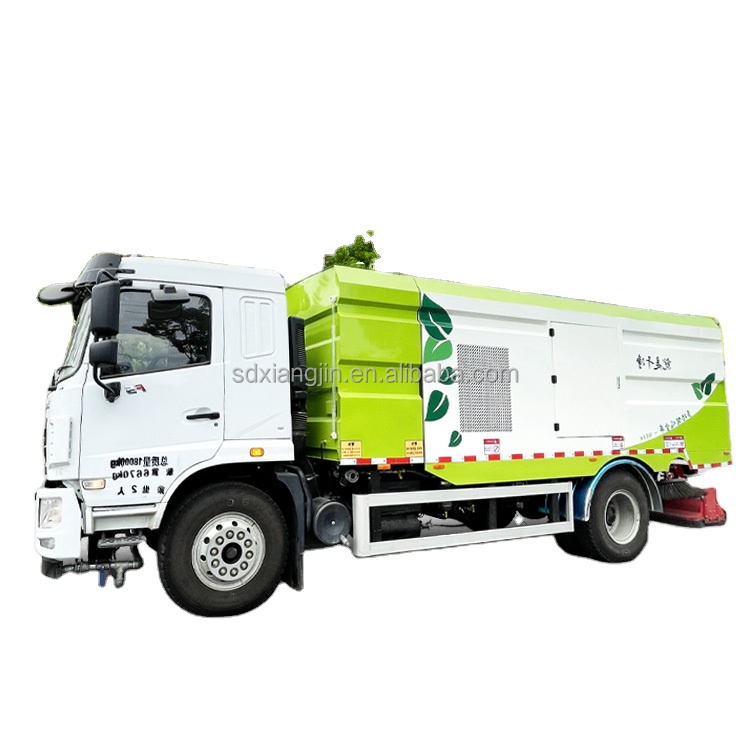 Машина для очистки от пыли на дороге 190HP, вакуумный грузовик для сухой и влажной уборки
