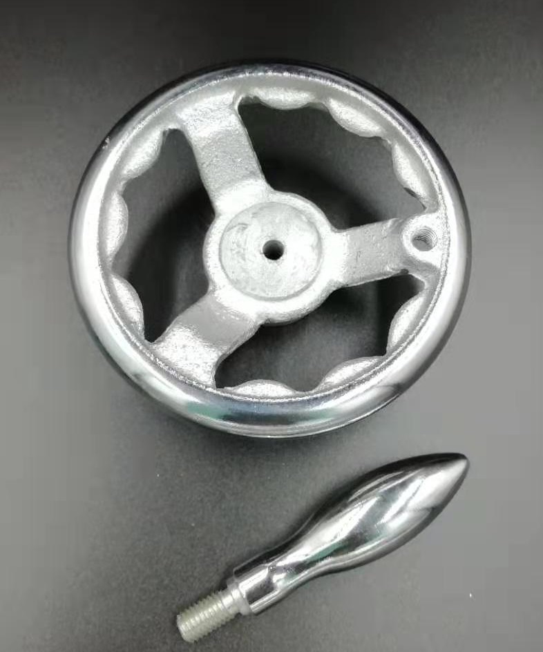 Пластиковое колесо с ручкой 3, 4, 5, 6, 7, 8 дюймов