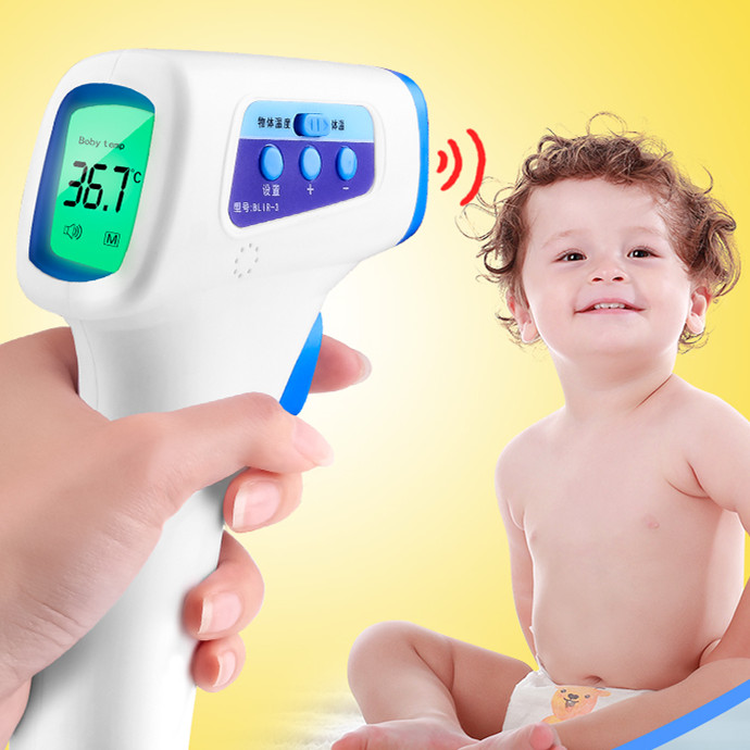 CE производит медицинские устройства бесконтактный termometro Babyly BLIR 3 Инфракрасный цифровой термометр для лба
