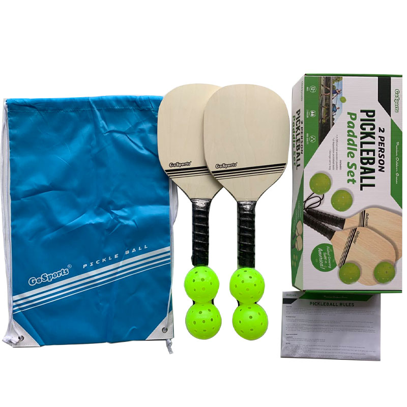Модный дизайн, 2 человека, набор весл Pickleball, новый стиль USAPA, утвержденный набор весл Pickleball, включает в себя 2 весла и 4 Мяча