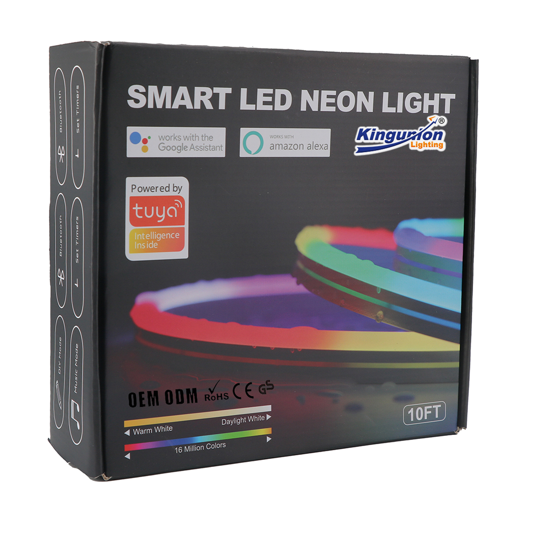 Custom RGB Neon Light для Bedroom Decoration, Rope Light, Led Sync Box, Smart Strip, multi Color, Christmas, Hot Sale, 12V, 24V