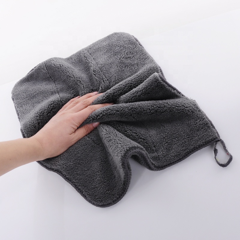 Коралловый флис 800GSM 1000GSM плюшевая салфетка из микрофибры для сушки Полотенце Автомойка Полотенце из микрофибры автомобилей Детализация полотенце