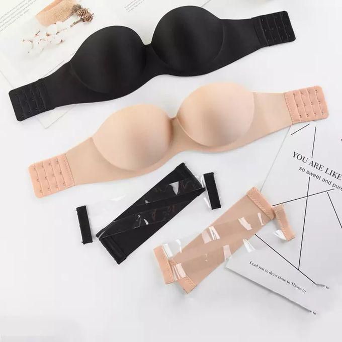 Ladymate ODM/OEM Sutias sem alcas sem costura sutia invisivel one piece seamless backless bras non-slip push up strapless bra