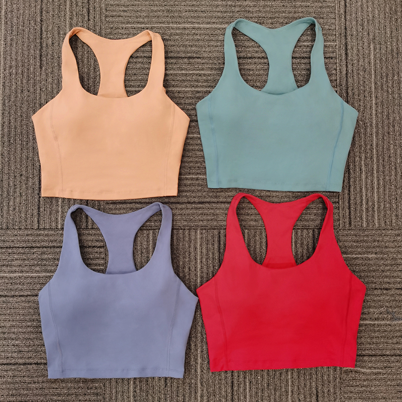 Women Colorful Ultra Soft Fabric Sports Bra Custom Logo Breathable Quick Dry Stretchy Sports Bra