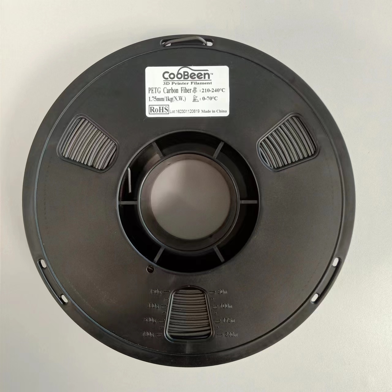 Углеродное волокно для 3D-принтера CooBeen, катушка катушки PETG CF 1,75 мм/1 кг для 3D-принтера, Прямая поставка с завода ROHS