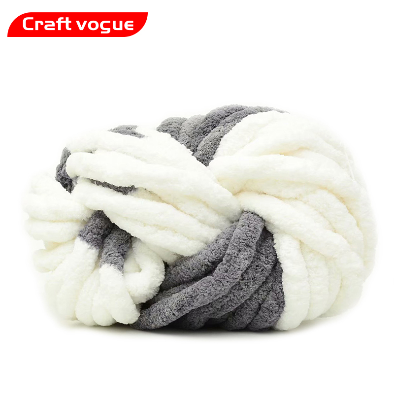 Оптовая продажа, недорогая крупная Синель-пряжа для крупных одеял Craft vogue