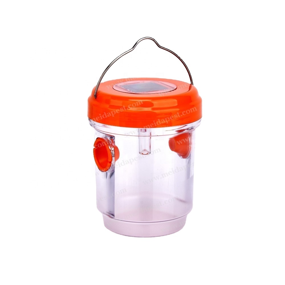 Solar energy fly trap use outdoor attracting fly insects effectively