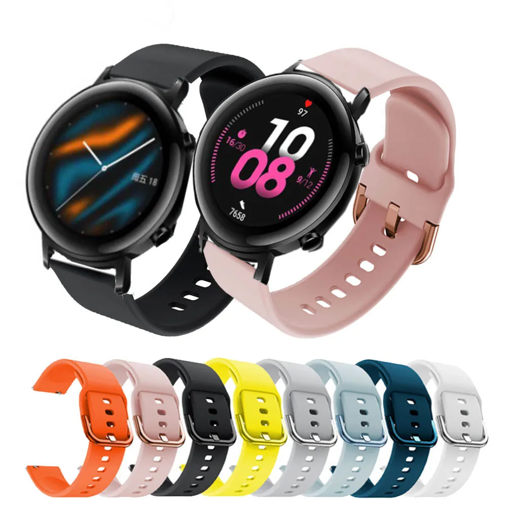 Ремешок спортивный для Samsung Galaxy Watch Active, сменный умный Браслет для наручных часов, 20 мм 22 мм