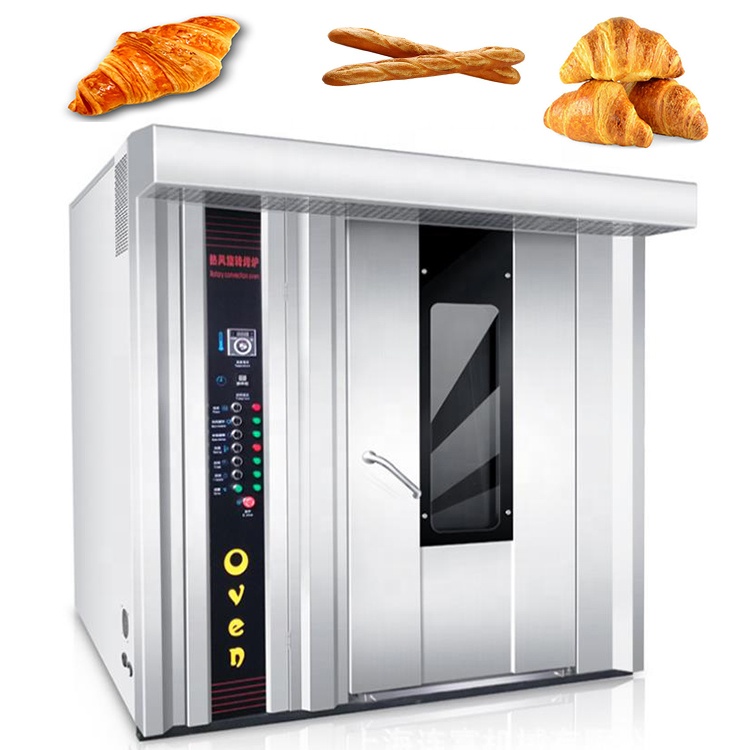 electric/Gas/Diesel Rotary Oven16//32/64 Tray Bakery Oven pita bread baguette cookie pizza chicken bakery oven equipment machine