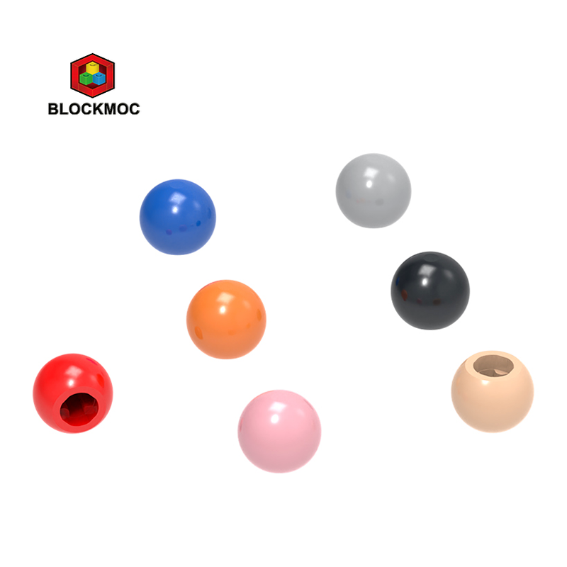 BLOCKMOC 32474 Connection Steering Ball Joint Building Blocks Color Compatible DIY Spare Parts for Brick ABS Plastic Model Toy