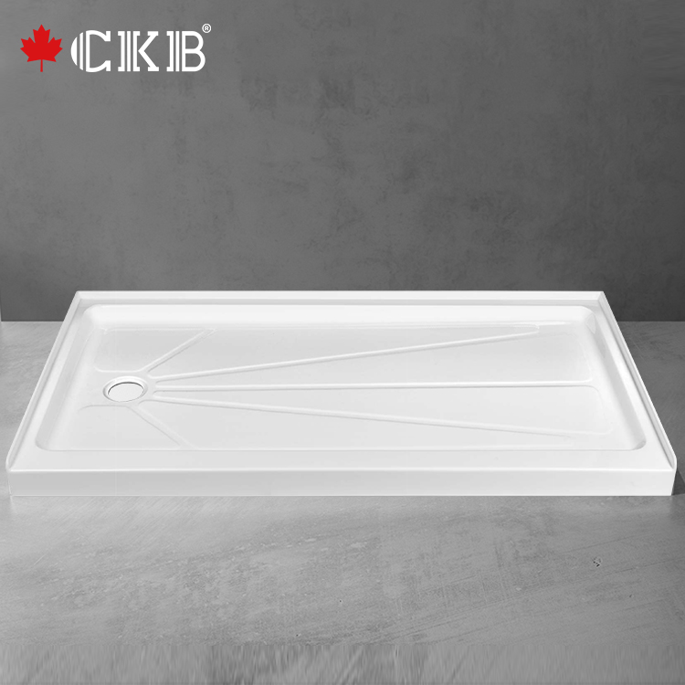 CKB ванная комната крылом дизайн прямоугольная белая с объёмным рисунком из мультиков одиночный порог белый акриловым душевым поддоном