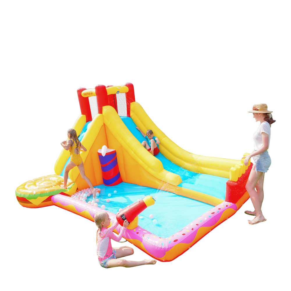 Wholesale Airmyfun Commercial Combo Jumping Bounce Inflatable Castle with Water Slide Pool