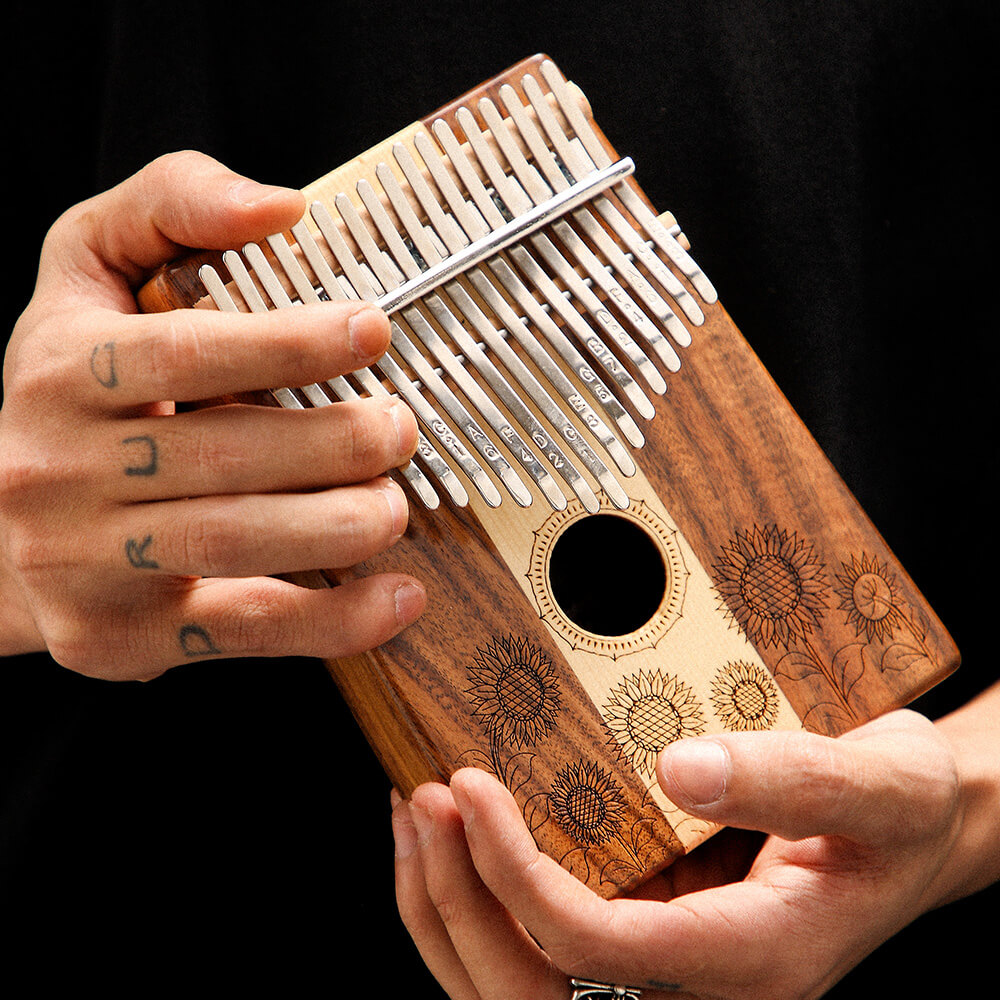 Горячая Распродажа, 21 клавиша, Kalimba, маленький кленовый музыкальный инструмент, распродажа, пианино с пальцами для большого пальца, твердая древесина, Kalimba